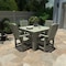 Highwood Usa Lehigh 5pc Square Outdoor Patio Furniture Dining Set AD-DNL44-EUC - alternate 2